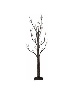 Árbol cartón LEDS para la decoración de navidad con bolas y accesorios 2
