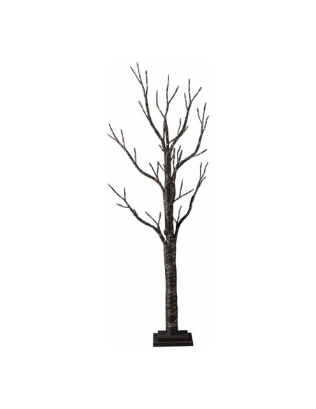 Árbol cartón LEDS para la decoración de navidad con bolas y accesorios