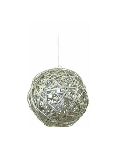 Bola de mimbre para la decoración árboles navideños para tiendas y centros comerciales