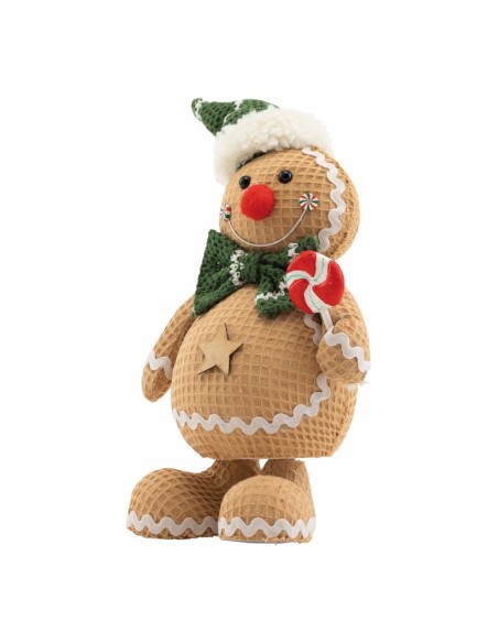 Muñeco jengibre tela "niño" para la decoración navideña de centros comerciales calles tiendas