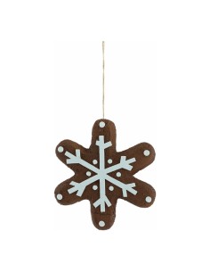 Pan de jengibre "copo de nieve" para la decoración navideña de centros comerciales calles tiendas 2