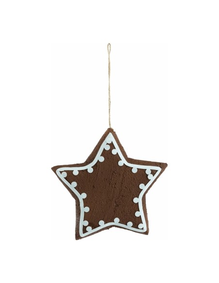 Pan de jengibre "estrella" para la decoración navideña de centros comerciales calles tiendas