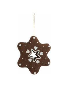 Pan de jengibre "copo de nieve" para la decoración navideña de centros comerciales calles tiendas 2