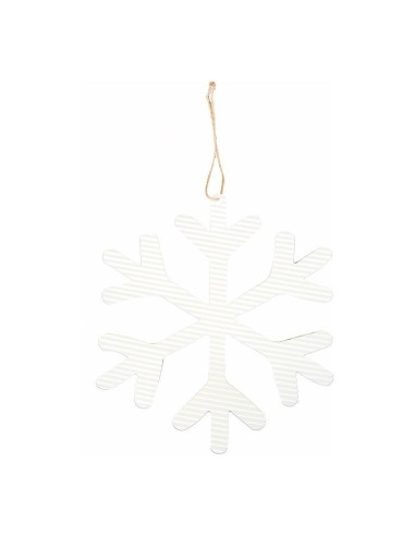 Copo de nieve blanco para la decoración navideña de centros comerciales calles tiendas