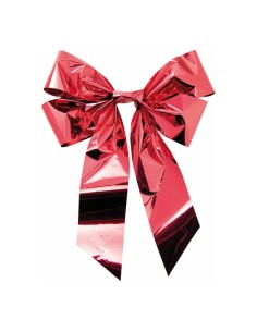 Lazo de papel metalizado para la decoración de árboles de navidad 2