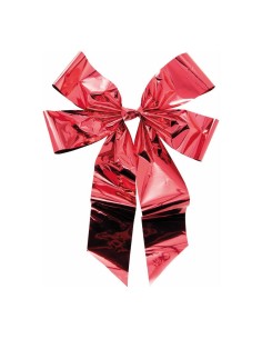 Lazo de papel metalizado para la decoración de árboles de navidad 2