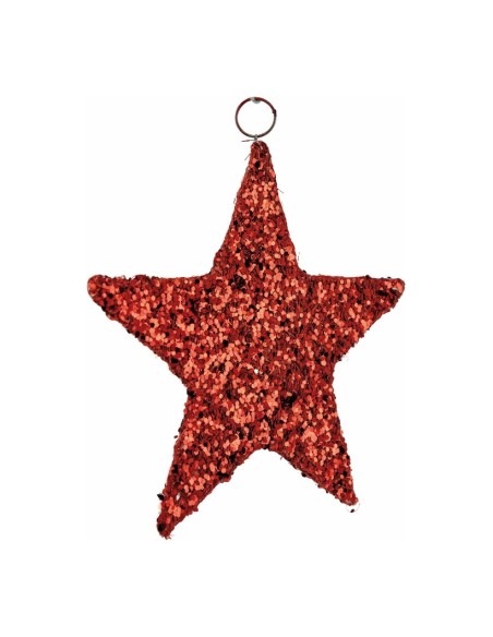 Estrella de sisal para la decoración de centros comerciales calles y tiendas