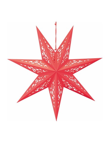 Estrella plegable de 7 puntas para la decoración de centros comerciales calles y tiendas