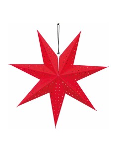 Estrella plegable 7 puntascartón/terciopelo para la decoración de centros comerciales calles y tiendas 2