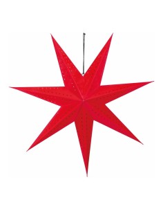 Estrella plegable 7 puntascartón/terciopelo para la decoración de centros comerciales calles y tiendas 2