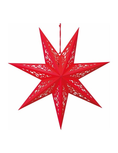 Estrella plegable de 7 puntas para la decoración de centros comerciales calles y tiendas