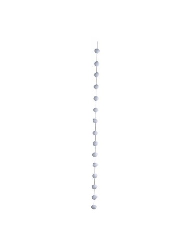 Cadena de bolas de nieve para la decoración de centros comerciales calles y tiendas
