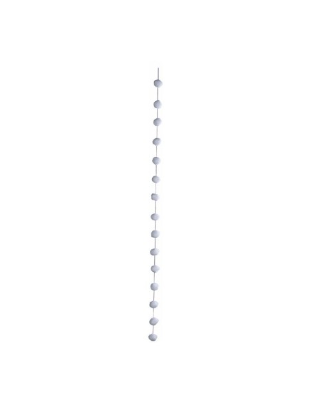 Cadena de bolas de nieve para la decoración de centros comerciales calles y tiendas