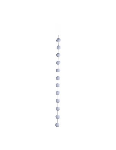 Cadena de bolas de nieve para la decoración de centros comerciales calles y tiendas