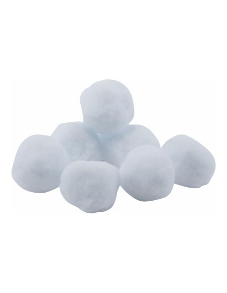 Bolas de nieve para la decoración de árboles de navidad en escaparates de tiendas