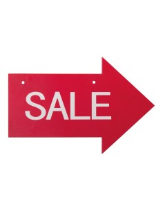 Venta-flecha para la decoración en época de rebajas para escaparates tiendas 2