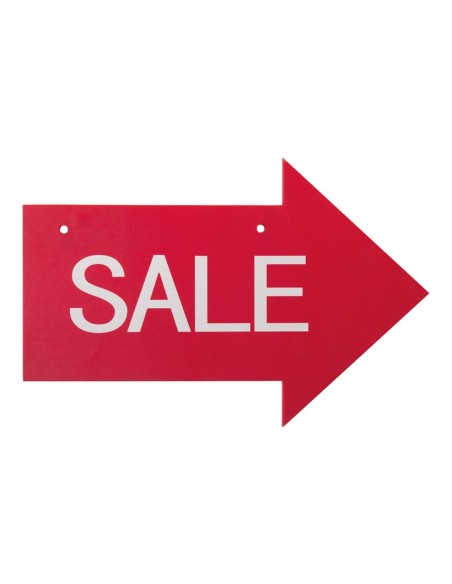 Venta-flecha para la decoración en época de rebajas para escaparates tiendas