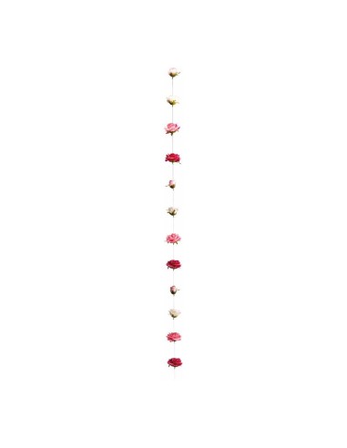Guirnalda de rosas para la decoración del día de los enamorados en centros comerciales y tiendas