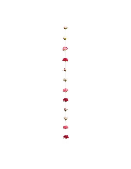 Guirnalda de rosas para la decoración del día de los enamorados en centros comerciales y tiendas