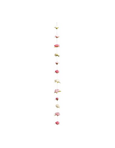 Guirnalda de peonías para la decoración del día de los enamorados en centros comerciales y tiendas
