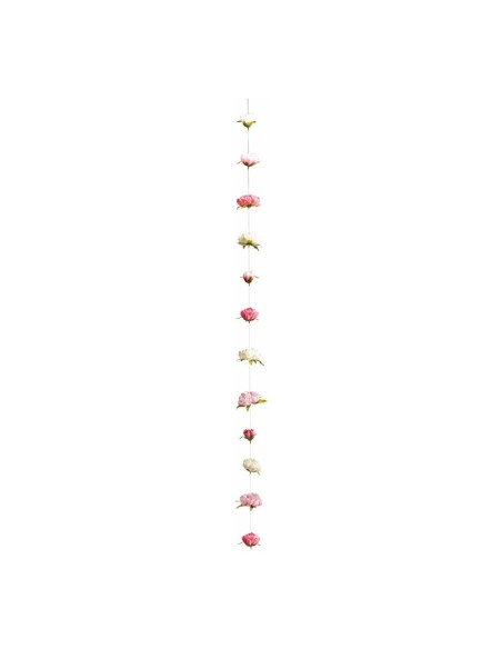 Guirnalda de peonías para la decoración del día de los enamorados en centros comerciales y tiendas
