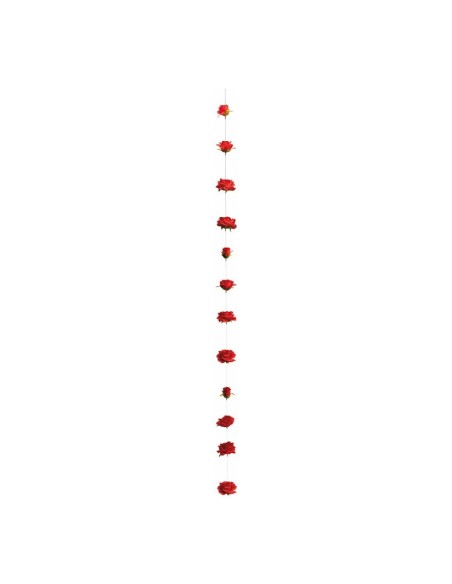 Guirnalda de rosas para la decoración del día de los enamorados en centros comerciales y tiendas