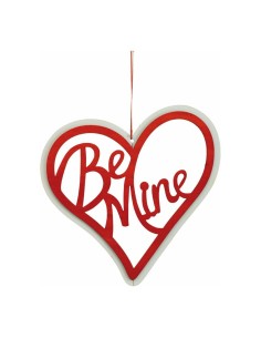 Corazón con texto "be mine" para la decoración del día de los enamorados en centros comerciales tiendas 2