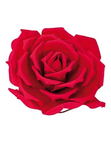 Cabeza de rosa para la decoración del día de los enamorados en centros comerciales tiendas
