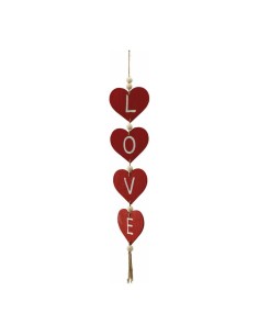 Guirnalda de corazones "love" para la decoración del día de los enamorados en centros comerciales y tiendas 2