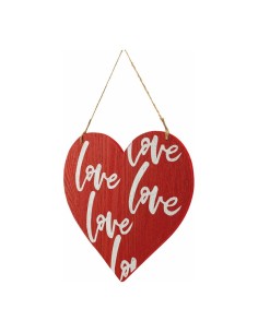 Corazón con texto "love" para la decoración del día de los enamorados en centros comerciales tiendas 2
