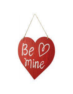 Corazón con texto "be mine" para la decoración del día de los enamorados en centros comerciales tiendas 2