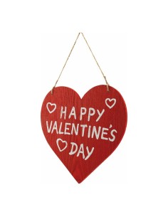 Corazón con texto "HAPPY VALENTINE'S DAY" para la decoración del día de los enamorados en centros comerciales tiendas 2