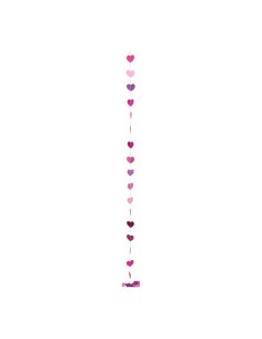 Guirnalda de corazones para la decoración del día de los enamorados en centros comerciales y tiendas 2