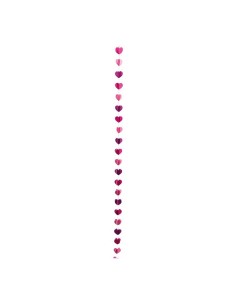 Guirnalda de corazones 3D para la decoración del día de los enamorados en centros comerciales y tiendas 2