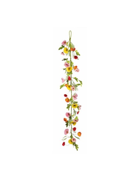 Guirnalda de flores para la decorar en primavera centros comerciales y escaparates