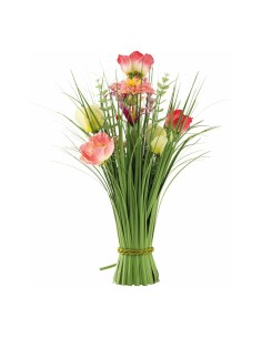 Manojo de hierba de caña con flores para escaparates de primavera en tiendas y centros comerciales 2