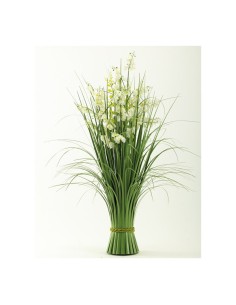 Manojo de hierba de caña con flores para escaparates de primavera en tiendas y centros comerciales 2