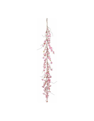 Guirnalda de flores de cerezo para la decorar en primavera centros comerciales y escaparates