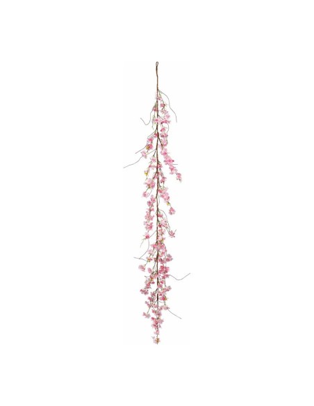 Guirnalda de flores de cerezo para la decorar en primavera centros comerciales y escaparates