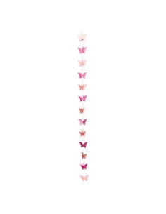 Guirnalda de mariposas 3D para la decorar en primavera centros comerciales y escaparates 2