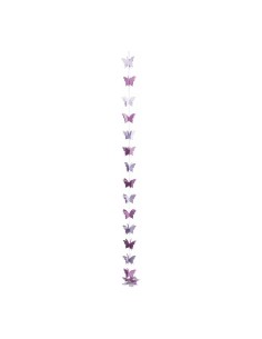 Guirnalda de mariposas 3D para la decorar en primavera centros comerciales y escaparates 2