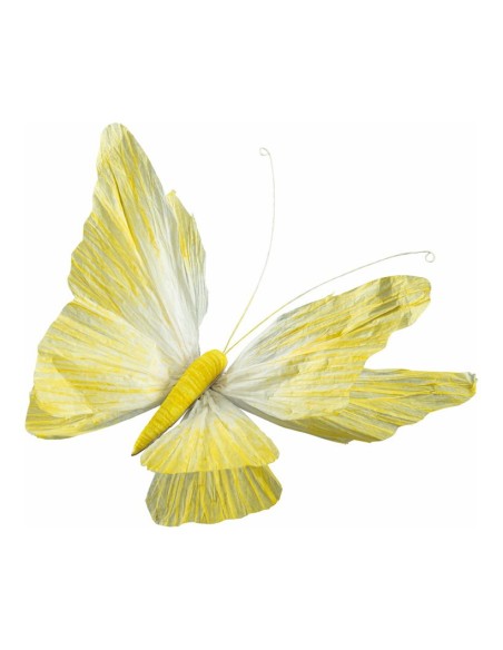 Mariposa con clip para escaparates de primavera en tiendas y centros comerciales