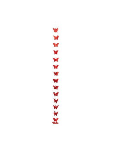 Guirnalda de mariposas 3D para escaparates de primavera en tiendas y centros comerciales