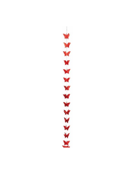 Guirnalda de mariposas 3D para escaparates de primavera en tiendas y centros comerciales