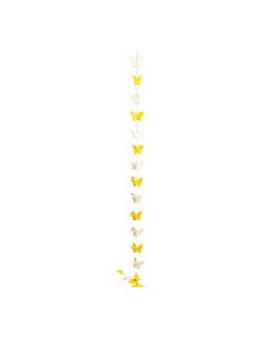 Guirnalda de mariposas 3D para escaparates de primavera en tiendas y centros comerciales 2
