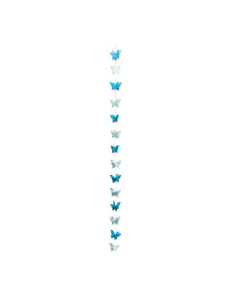 Guirnalda de mariposas 3D para la decorar en primavera centros comerciales y escaparates