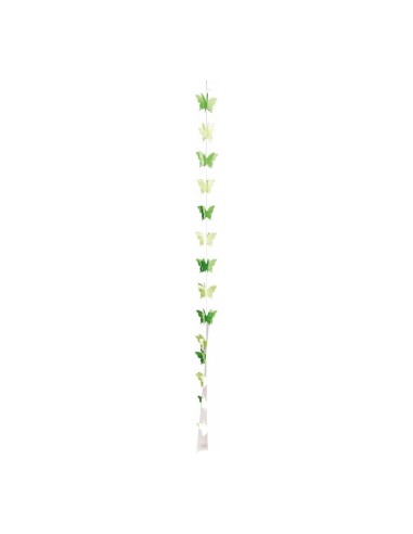 Guirnalda de mariposas 3D para la decorar en primavera centros comerciales y escaparates