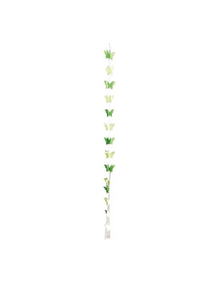 Guirnalda de mariposas 3D para la decorar en primavera centros comerciales y escaparates