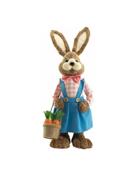 Coneja con vestido para escaparates de tiendas y pastelerías en pascua