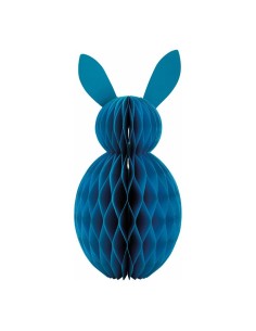 Conejo de pascua en papel de nido de abeja para escaparates de tiendas y pastelerías en pascua 2
